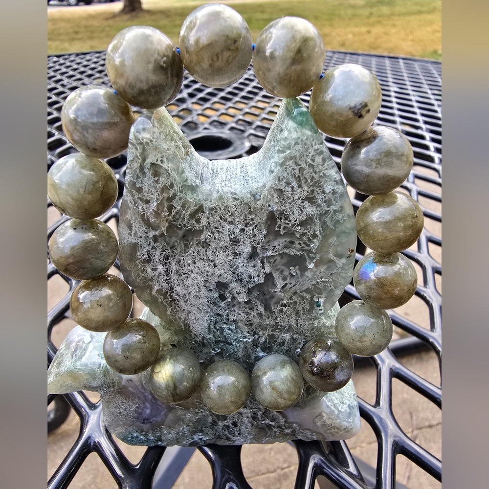 12-13mm Labradorite Bracelet INSANE SALE 🔥🔥🔥